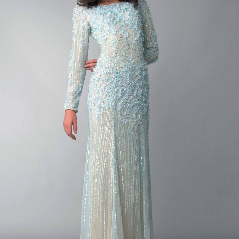 Long Sleeve Dress by Basix Black Label